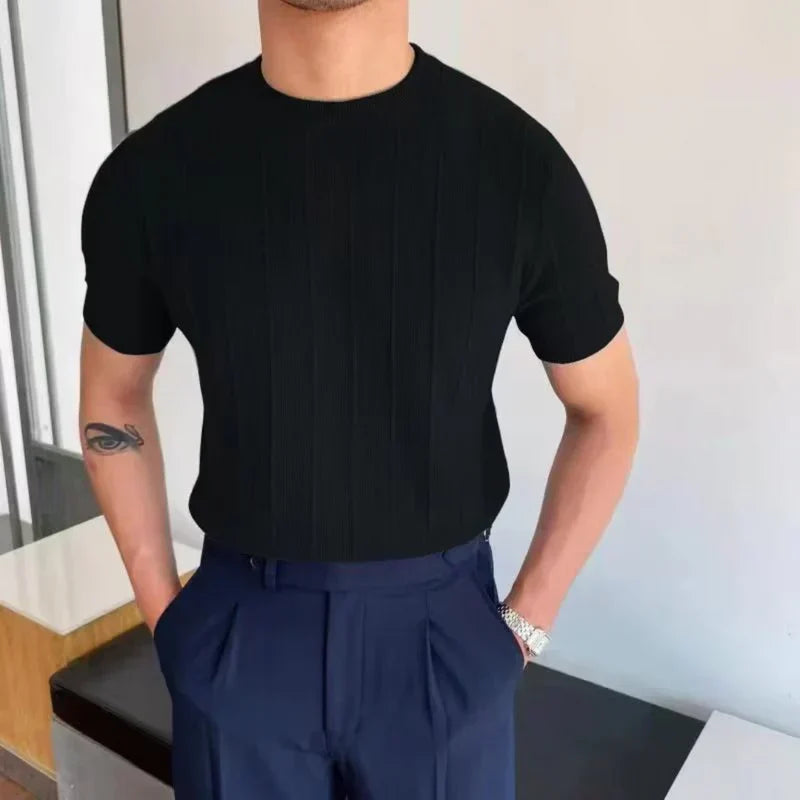 Lucien™ | T-shirt côtelé Cannes