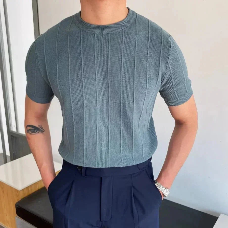 Lucien™ | T-shirt côtelé Cannes