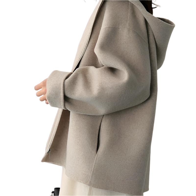 Élise™ | Manteau zippé en laine Marlow