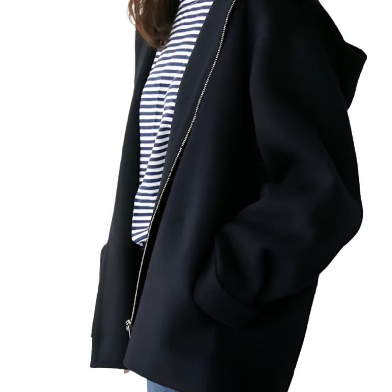 Élise™ | Manteau zippé en laine Marlow